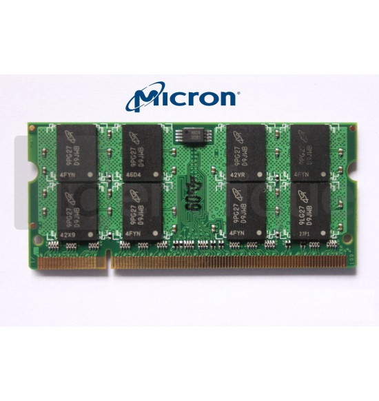 Memória 2GB DDR2 PC6400 SO-DIMM Micron 800 MHz