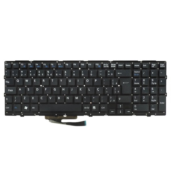 Teclado Sony VPCEE BR PRETO V116646A